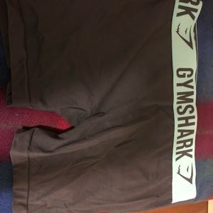 Gym shark grey and teal fit shorts size M